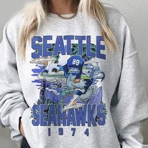 Seattle Football Sweatshirt, Seahawks School Spirit Sweatshirt